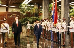 President Nguyen Xuan Phuc welcomed in Cuba