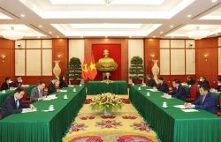 Vietnamese, Chinese Party leaders discuss trade, maritime cooperation