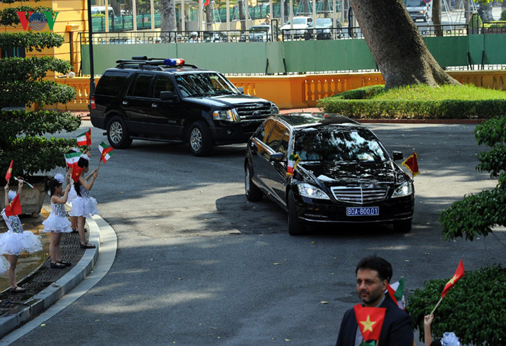 in pictures welcome ceremony for iranian president