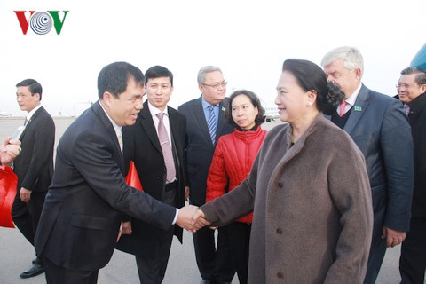 na chairwoman begins kazakhstan visit