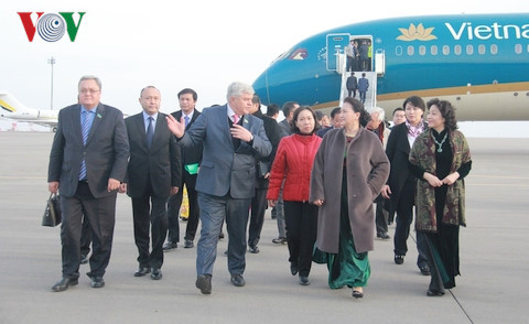 na chairwoman begins kazakhstan visit