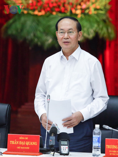 president quang chairs rehearsal ahead of apec 2017 summit