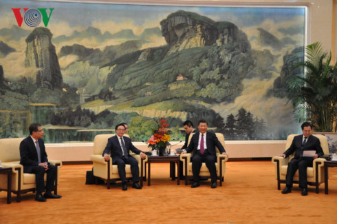 chinese party chief hosts vietnamese party leaders special envoy