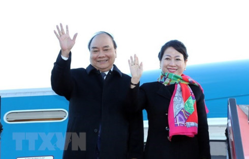 pm back to hanoi from asem 12 p4g european countries
