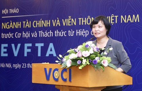 Workshop talks EVFTA’s impact on financial, telecom sectors