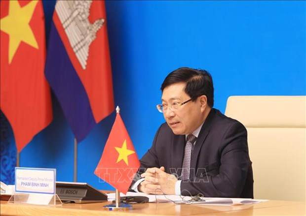 Vietnam, Cambodia further coordination in building shared border of peace, development hinh anh 1