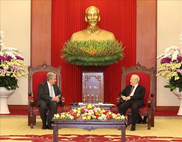 Vietnam views United Nations as important international partner: Party chief hinh anh 2