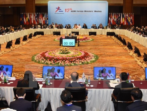 13th asem foreign ministers meeting kicks off in myanmar