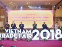 Vietnam Trade Fair 2018 opens in Cambodia