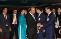 PM Phuc arrives in Bangkok for 35th ASEAN Summit