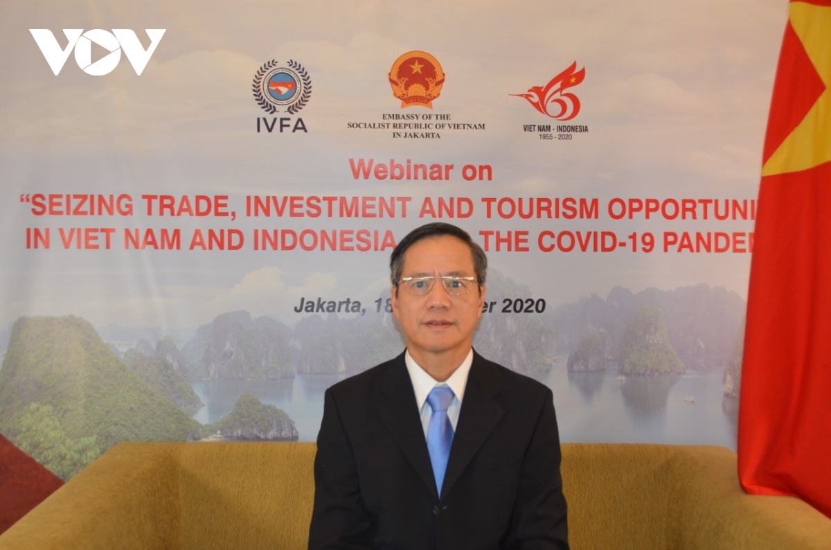 Vietnamese Ambassador to Indonesia Pham Vinh Quang at the event