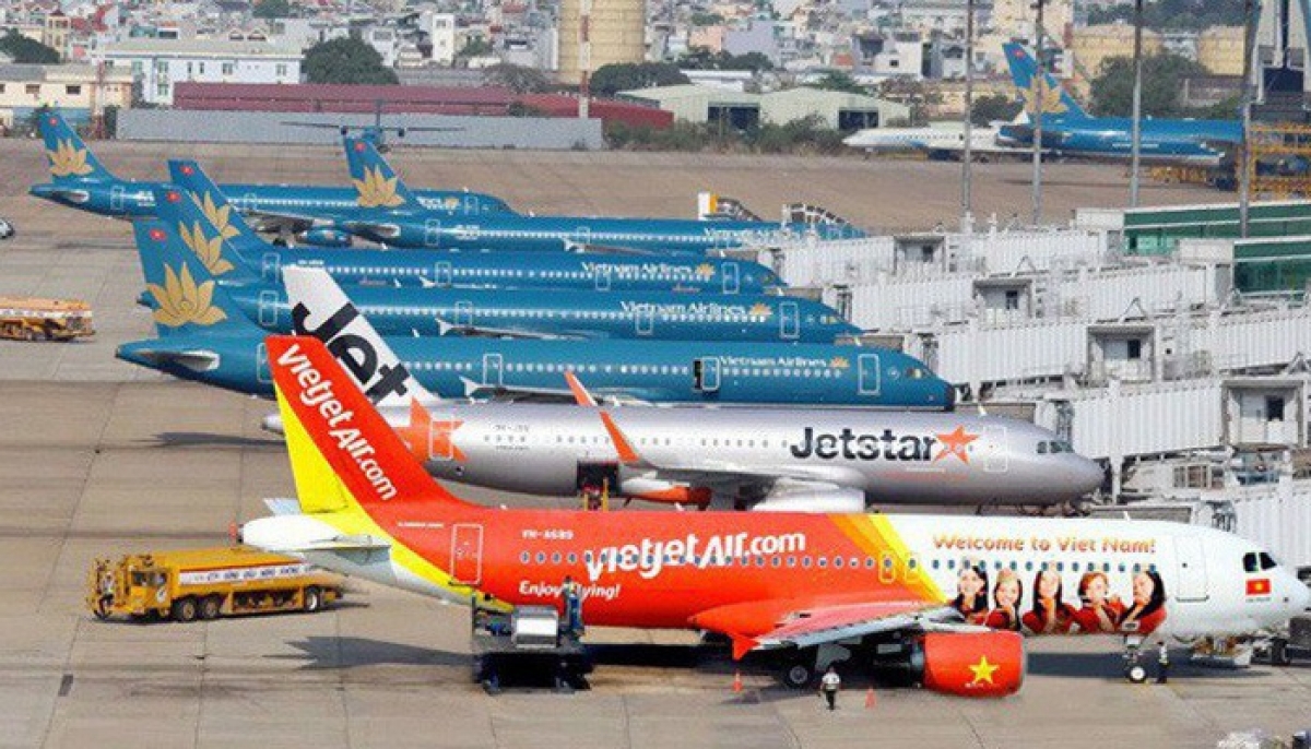 Private airlines like VietJet Air and Bamboo Airways are in dire need of preferential loans to get through the COVID-19 crisis. (Photo: vneconomy.vn)