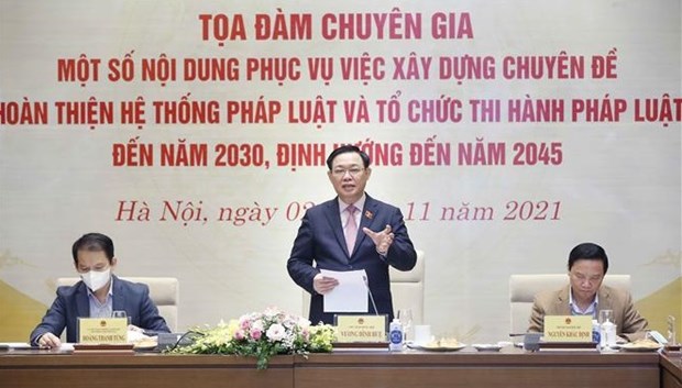 Experts contribute opinions on law building, enforcement hinh anh 1