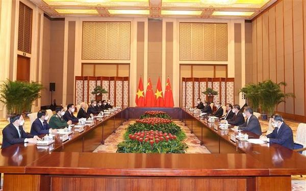 Vietnam prioritises development of ties with China: Party chief hinh anh 2