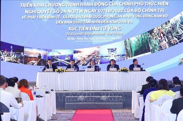 PM calls for new mindset, breakthroughs, values to develop southeastern region hinh anh 1