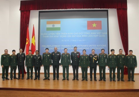 india helps train vietnam un peacekeeping force