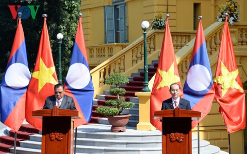 vietnam laos friendship solidarity year 2017 ends in success