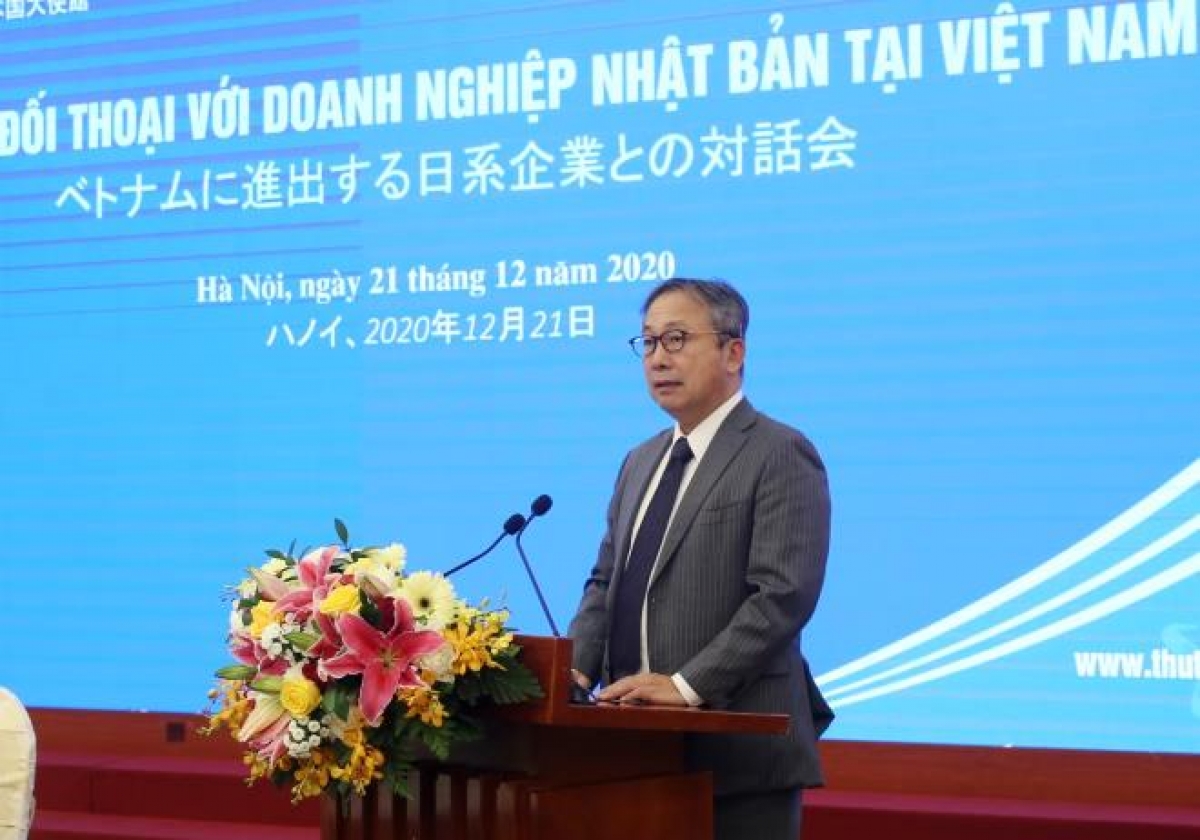 Japanese ambassador Yamada Takio believes Vietnam's improved investment environment in the post COVID period will attract more Japanese businesses. (Photo: VGP)