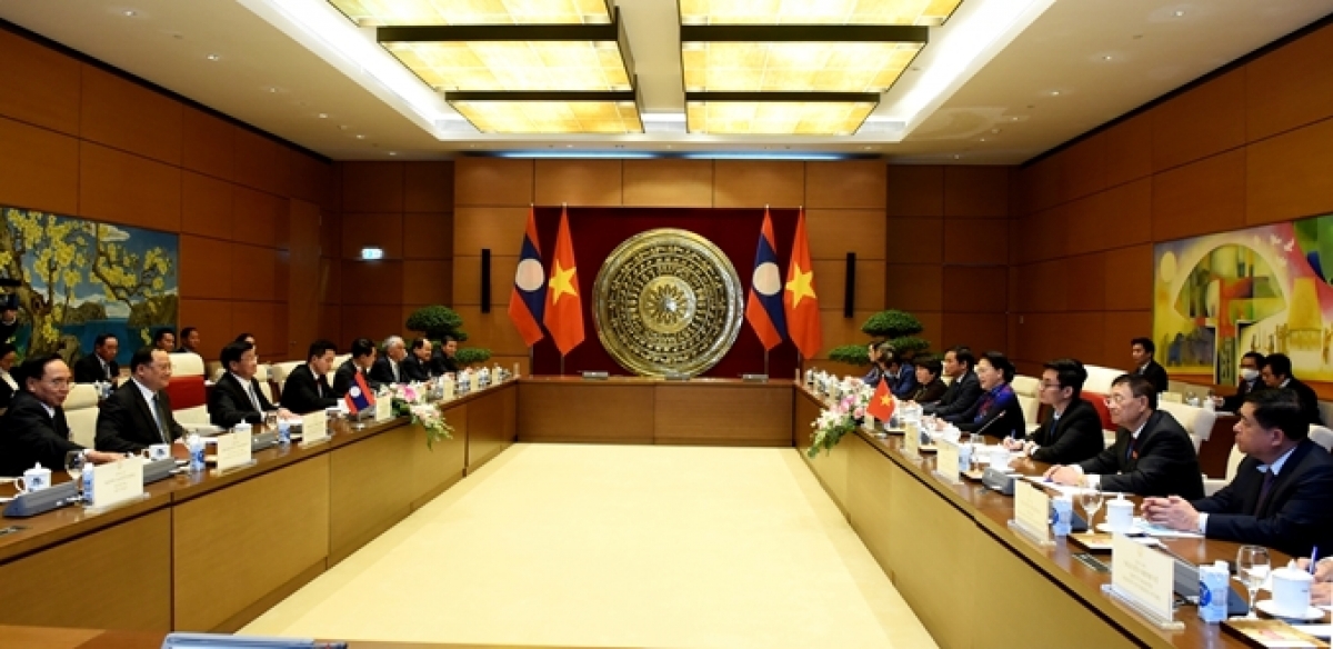 The top Vietnamese legislator expresses her appreciation for closer cooperation between the the two countries' legislative bodies, and thanks Laos for its support and participation in ASEAN and AIPA activities in 2020 hosted by Vietnam.