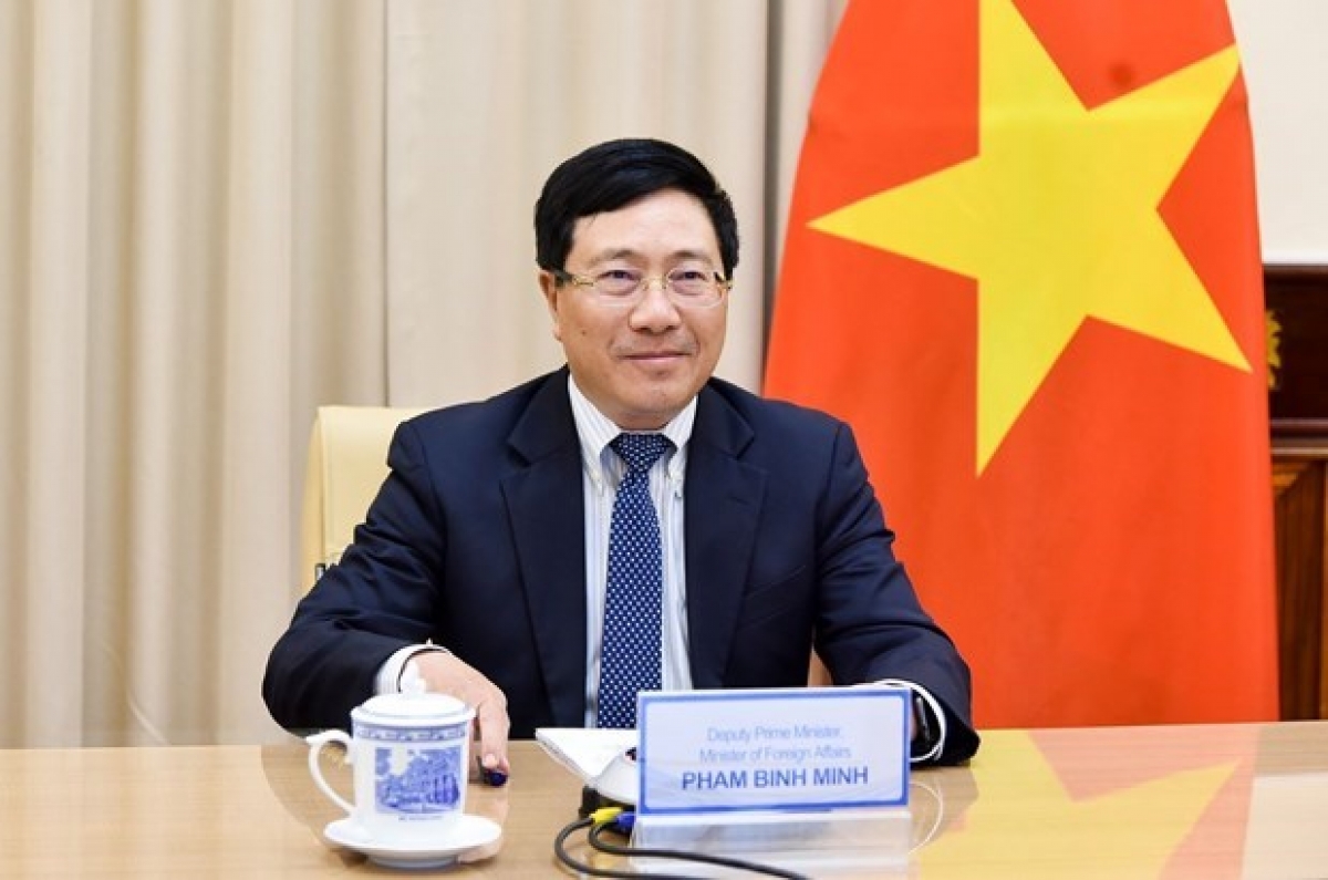Deputy Prime Minister and Minister of Foreign Affairs Pham Binh Minh (Photo: VNA) 