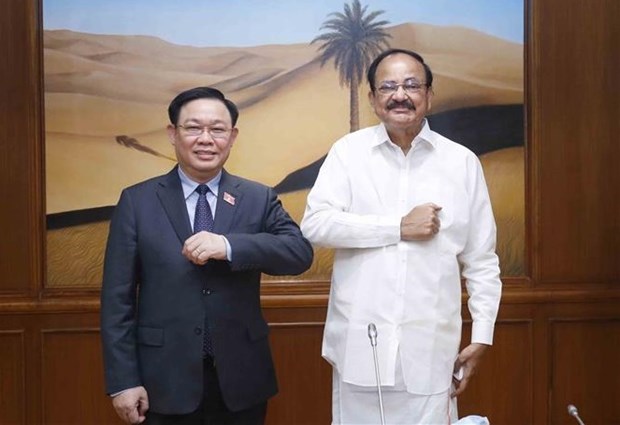 Vietnam always treasures partnership with India: NA Chairman hinh anh 1