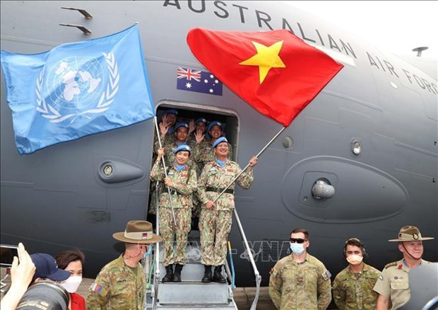 Vietnamese personnel at UN peacekeeping missions leave good impression hinh anh 1