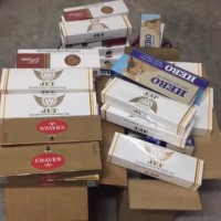 Long An Customs seized 1,230 packs of smuggled cigarettes