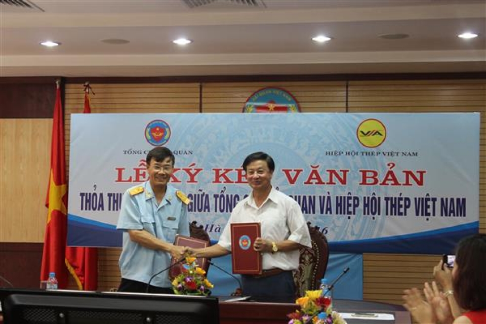 customs strengthen to cooperate with vietnam steel association