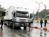 Clearance for 60 cargo trucks through Huu Nghi border gate
