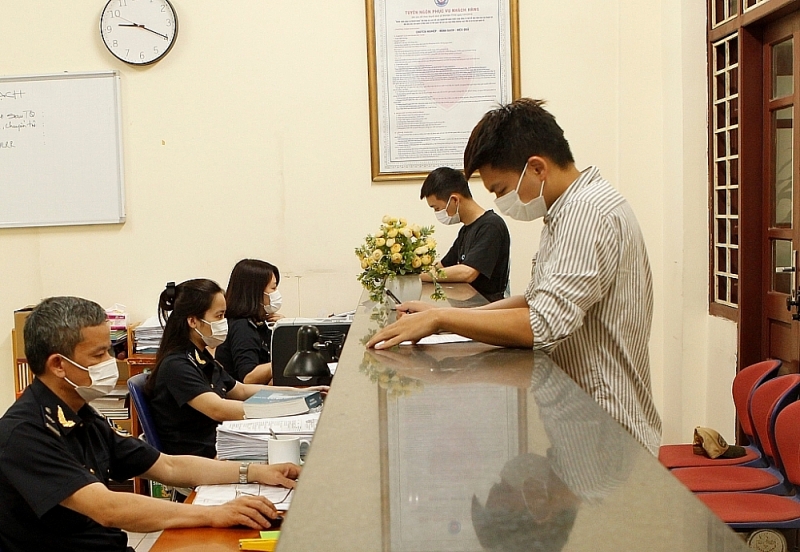 Professional activities at Bac Ninh Customs Branch (Bac Ninh Customs Department). Photo: Quang Hùng