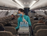 Allow to supply face masks on aircraft on exit