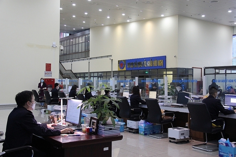 Professional activities at Huu Nghi Customs Branch. Photo: H.Nụ