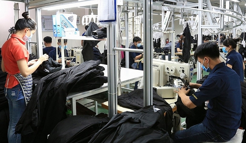 Production activities at Viet Thang Jeans Co., Ltd. Photo provided by the company