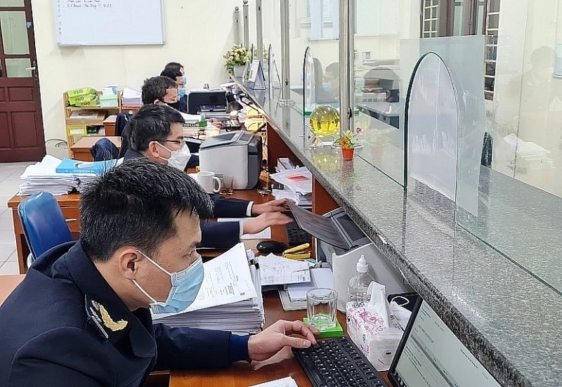 Professional activities at Bac Ninh Customs Branch. Photo: Quang Hùng
