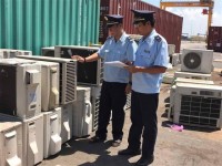Cai Mep Customs continues to seize hundreds of smuggled air conditioners