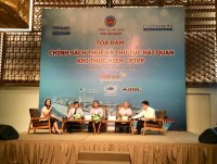 Discussion "Tax policies and customs procedures when implementing CPTPP"