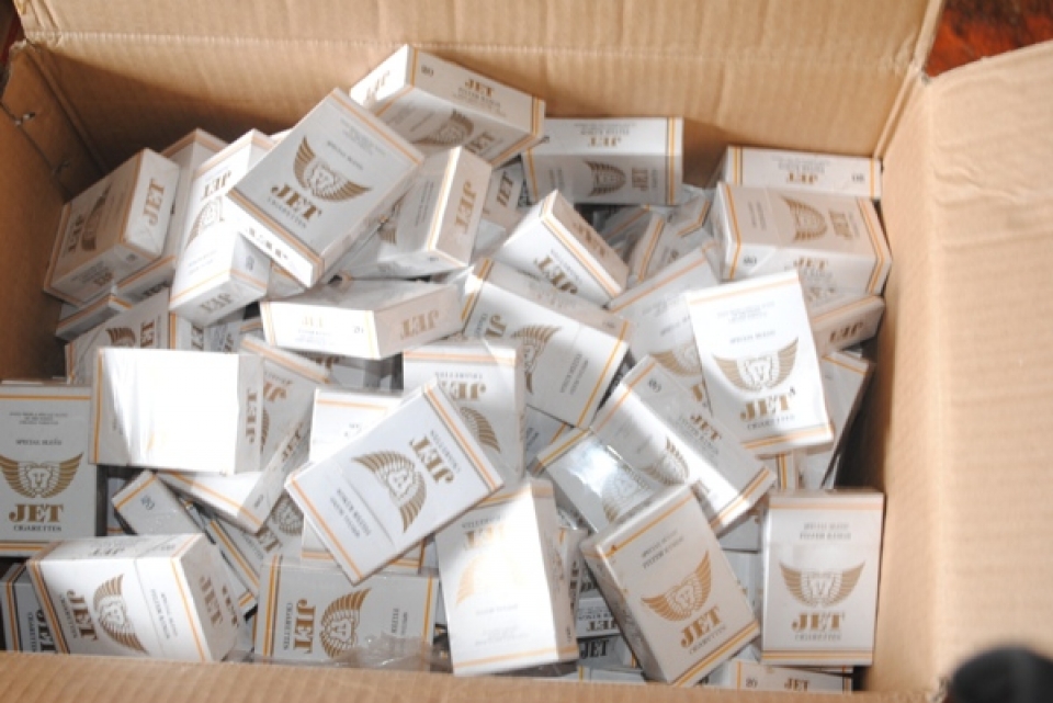 seize 7000 smuggled cigarette packs of jet and hero brand