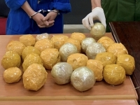 Up to 8kg of opium, four bricks of heroin, 6,000 tablets of synthetic narcotics seized