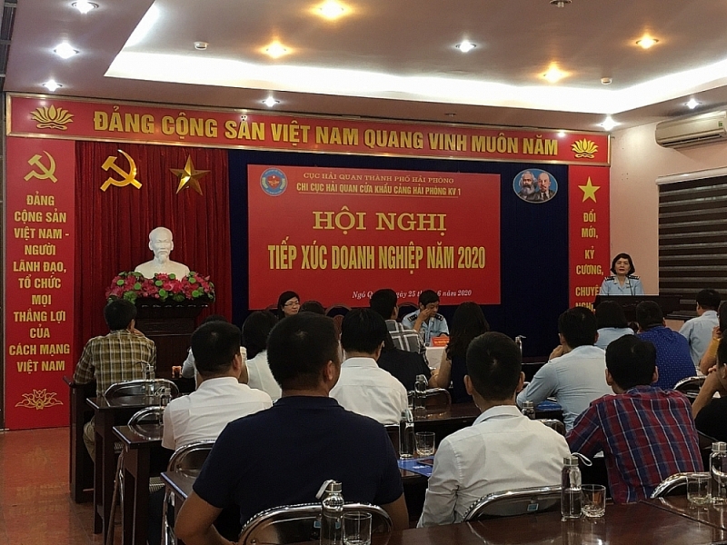 hai phong port area 1 customs deploys enterprises assistance group 247