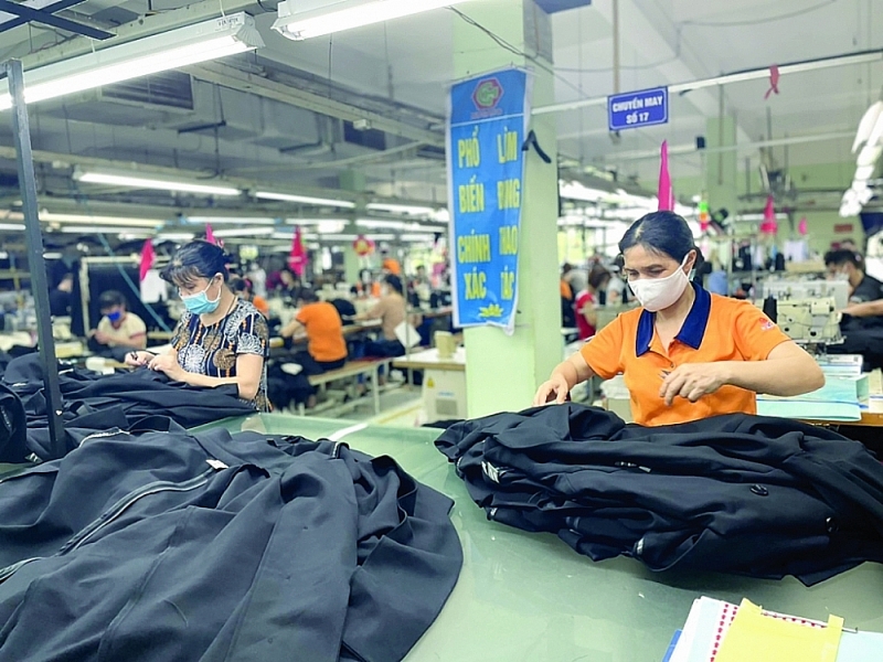Textile and garments are one of the typical industries that are under a lot of pressure on lack of raw materials. Photo: N.Thanh