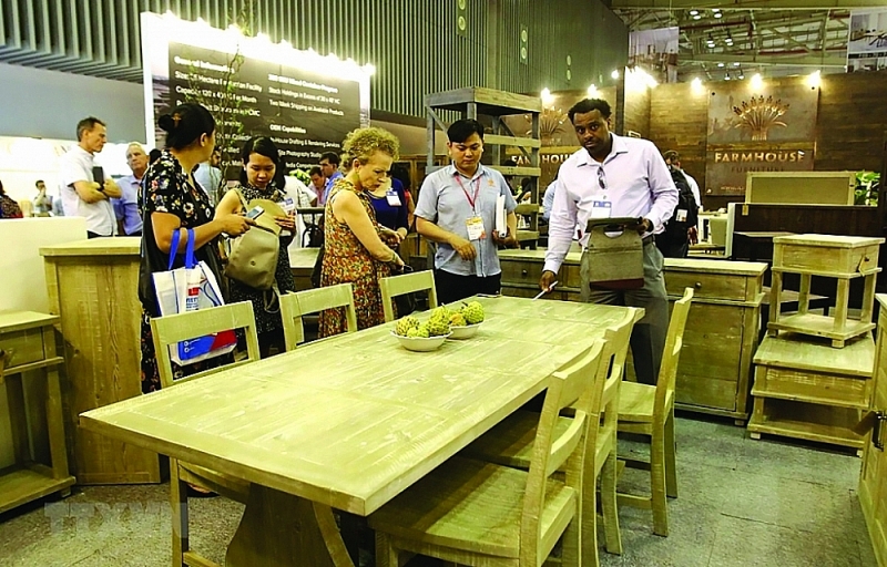 The prospect of increasing the export of Vietnam's furniture and interior decoration products to the Canadian market is very positive. Photo: ST
