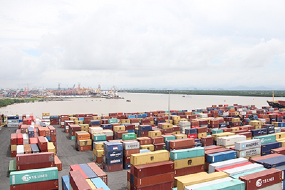 over 15 million containers are coordinated to supervise at hai phong port
