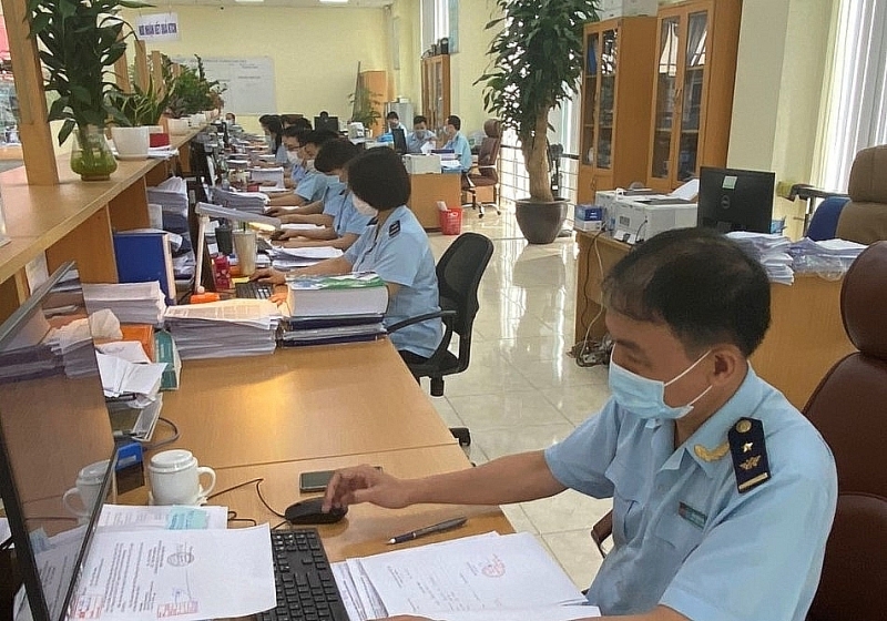 Professional activities at Hai Phong Customs. 