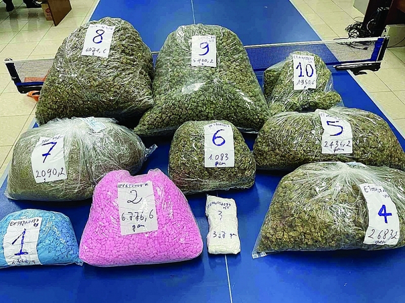 Drugs seized by HCM City Customs Department in June 2022