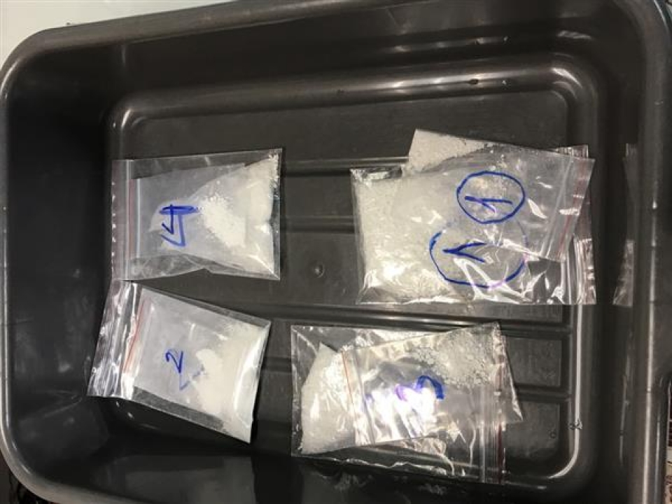 hidden cocaine inside luggage a female passenger is arrested at the airport