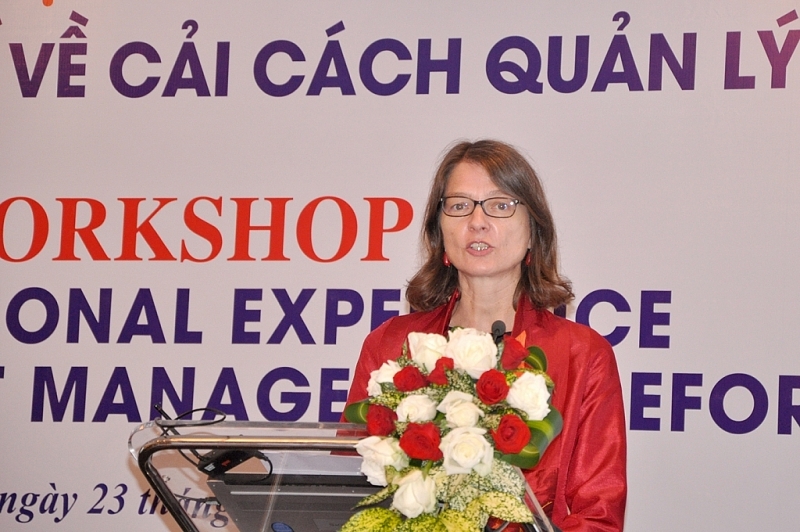 Mrs. Stefanie Stallmeister, Operations Manager for Vietnam, East Asia and Pacific of The World Bank 