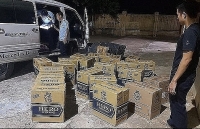 Prosecuting a case of transporting 11,000 packs of smuggled cigarettes of all kinds