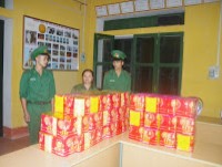 Cao Bang Border Defense Force seize 87 kg of fire cracker
