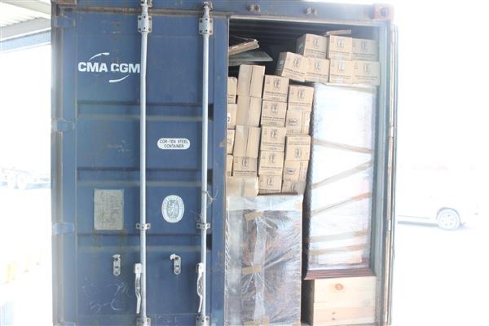consignee refused to receive a shipment of 20 packs of used medical equipment