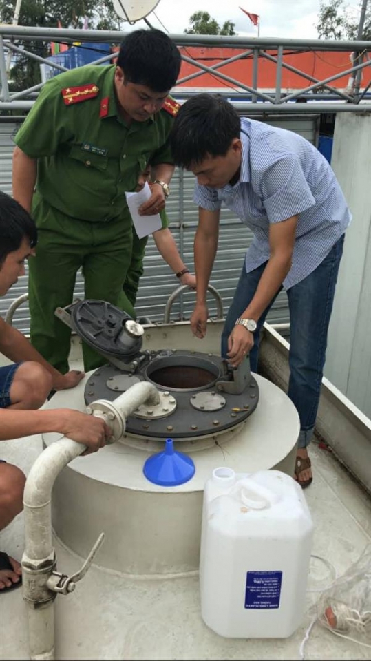 nghe an handling 80 operations making mistakes in operating petrol